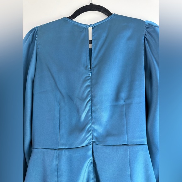 PETAL & PUP Satin Wrap Dress - Picture 9 of 9